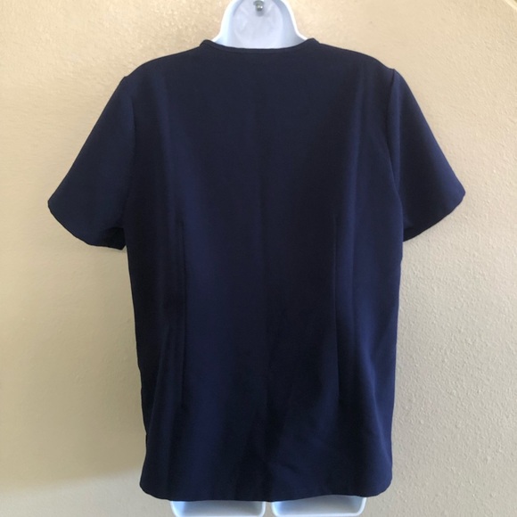Figs Technical Collection Catarina Navy Blue One Scrub Top Size L - Picture 9 of 14